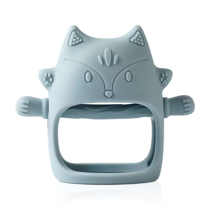 Baby Teether Chick Gloves Teether Silicone Anti-Eating Hand Molar Stick Massage Gums Baby Anti-Biting Teether Baby Accessories