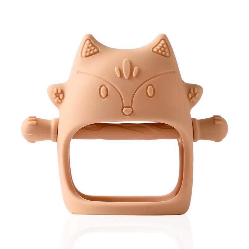 Baby Teether Chick Gloves Teether Silicone Anti-Eating Hand Molar Stick Massage Gums Baby Anti-Biting Teether Baby Accessories
