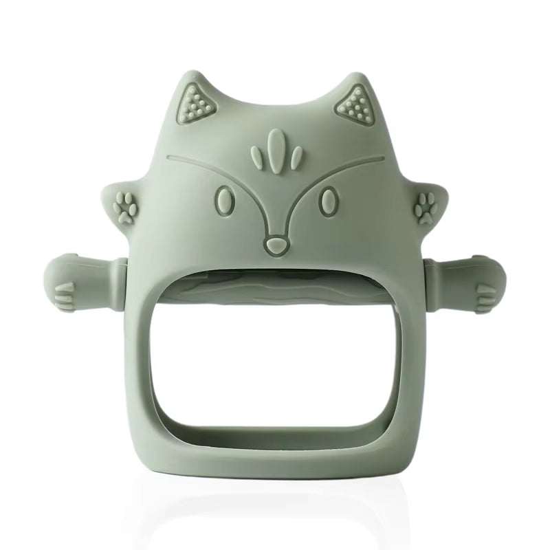 Baby Teether Chick Gloves Teether Silicone Anti-Eating Hand Molar Stick Massage Gums Baby Anti-Biting Teether Baby Accessories