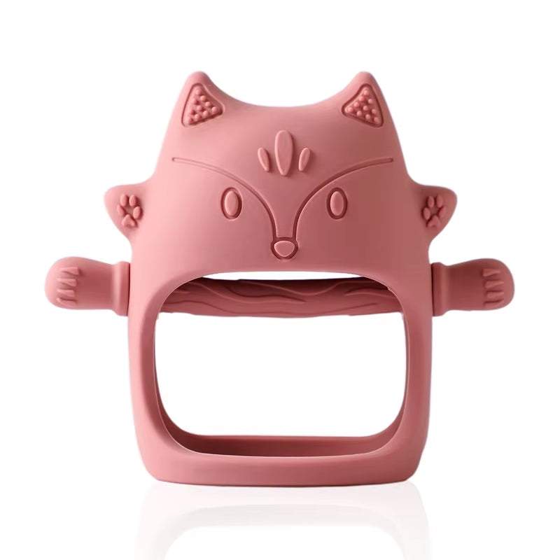 Baby Teether Chick Gloves Teether Silicone Anti-Eating Hand Molar Stick Massage Gums Baby Anti-Biting Teether Baby Accessories