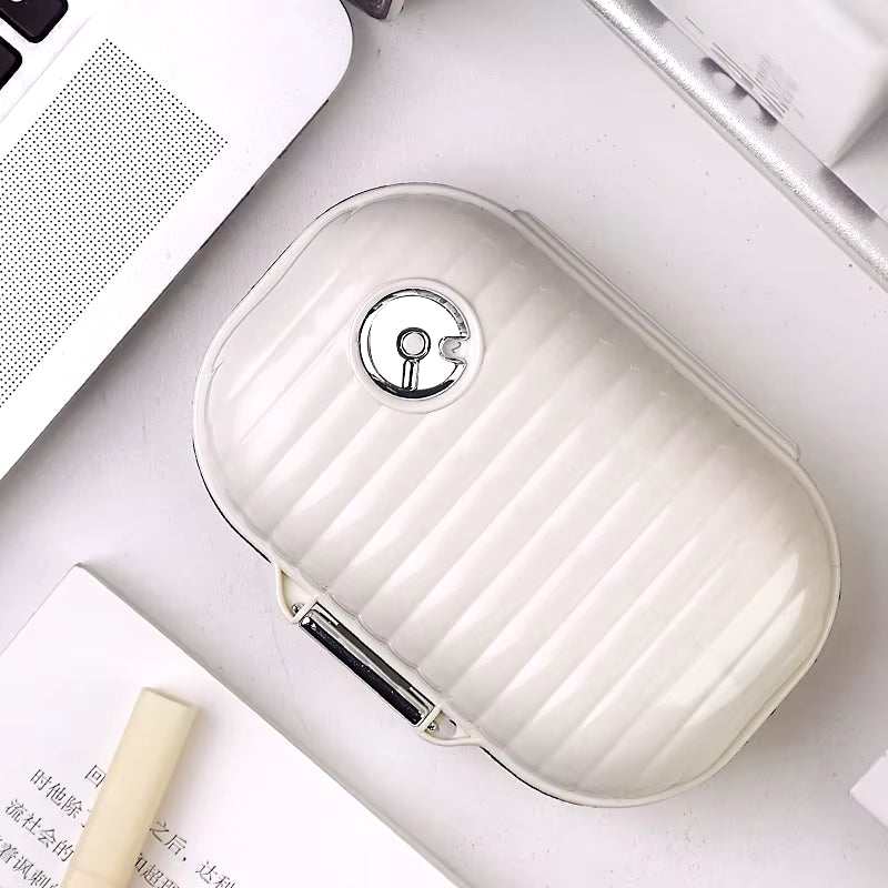 Portable Travel for Seven Days Multiple Compartments Sealed Pill and Tablet Storage Box