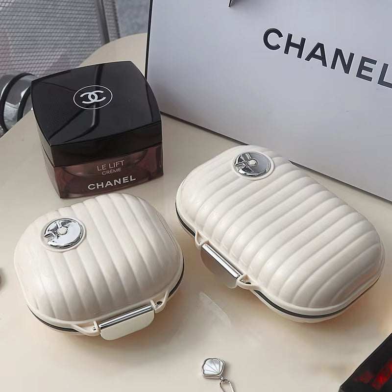 Portable Travel for Seven Days Multiple Compartments Sealed Pill and Tablet Storage Box