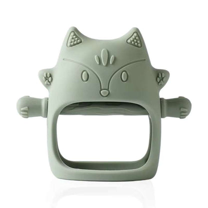 Baby Teether Chick Gloves Teether Silicone Anti-Eating Hand ​Molar Stick Massage Gums Baby Anti-Biting Teether Baby Accessories