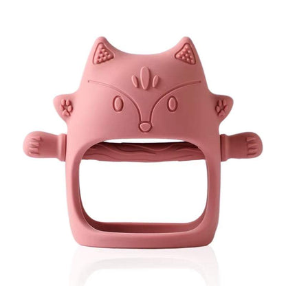 Baby Teether Chick Gloves Teether Silicone Anti-Eating Hand ​Molar Stick Massage Gums Baby Anti-Biting Teether Baby Accessories